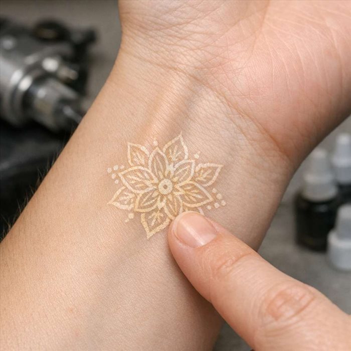 Tatouage blanc qui jaunit : pourquoi cela arrive ?