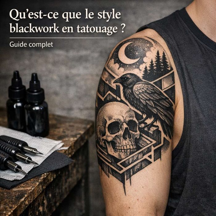 Qu’est-ce que le style blackwork en tatouage ? Guide complet