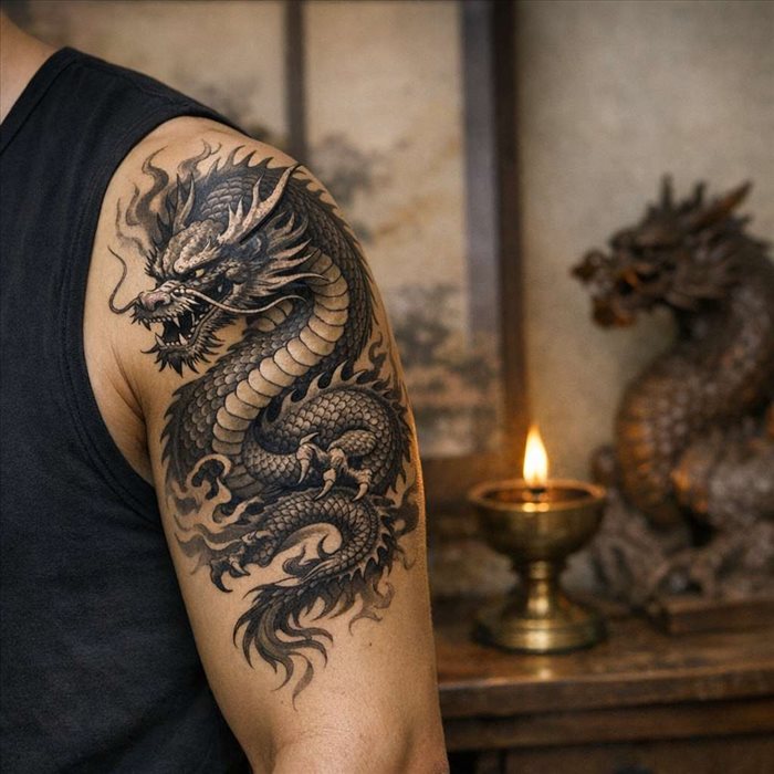 Tatouage de dragon : significations selon les cultures